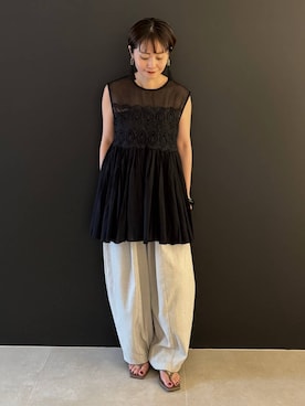 伊藤美咲さん(レディース・146cm)の夏コーディネート