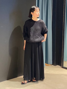 「Curensology（カレンソロジー）のアイテム」を使った、伊藤美咲さん（レディース・146cm）の春コーディネート