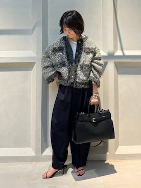 伊藤美咲さん（レディース・146cm）の秋コーディネート