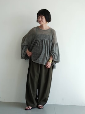 「アイテム（ピアス（両耳用））」を使った、伊藤美咲さん（レディース・146cm）の夏コーディネート
