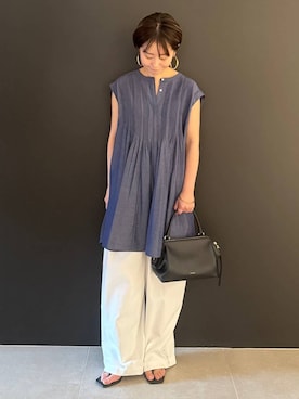 伊藤美咲さん(レディース・146cm)の夏コーディネート