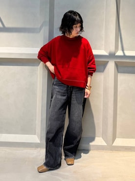 伊藤美咲さん(レディース・146cm)の冬コーディネート