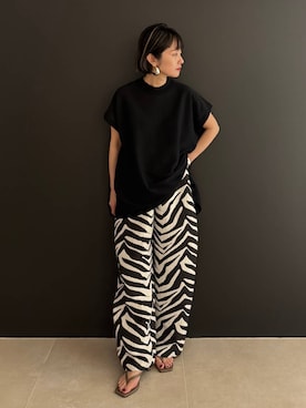 「リラックス」｜伊藤美咲さん（レディース・146cm）の春コーディネート