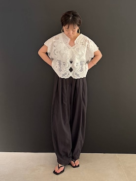 伊藤美咲さん(レディース・146cm)の夏コーディネート
