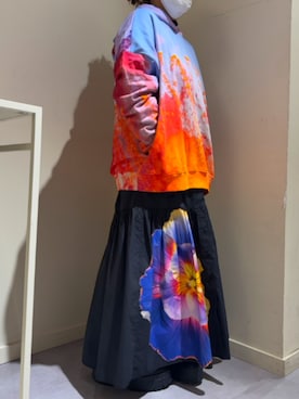 「アイテム（シャツワンピース）」を使った、Desigual りんくう STAFFさん（レディース・154cm）の冬コーディネート