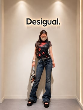 Desigual りんくう STAFFさん(レディース・168cm)の春コーディネート
