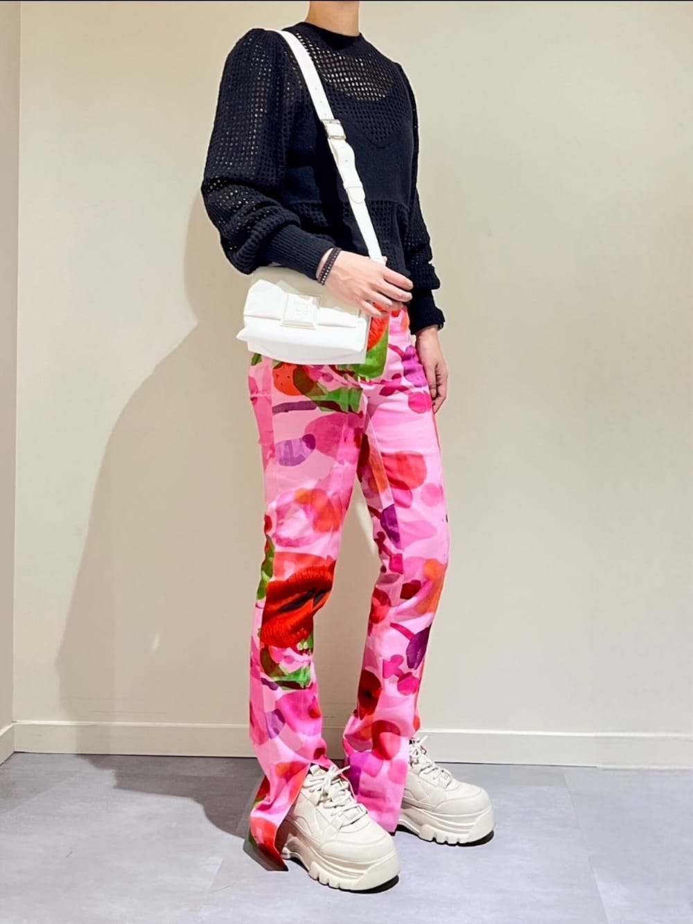 ♥Desigual ♥クリスチャン・ラクロワ リップモチーフ パンツ デシグアル Desigual M. Christian Lacroix リップモチーフ