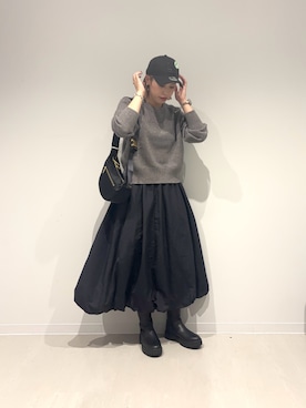 和さん（レディース・161cm）の冬コーディネート