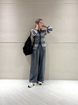 「アイテム（ポーチ）」を使った、和さん（レディース・161cm）の夏コーディネート