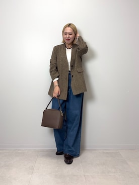 和さん(レディース・161cm)の秋コーディネート