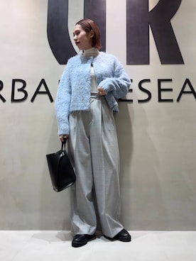 「PIENI（ピエニ）のPIENI　KUU（トートバッグ）」を使った、和さん（レディース・161cm）の秋コーディネート