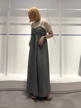「20代後半」｜「アイテム（ワンピース/ドレス）」を使った、和さん（レディース・161cm）の夏コーディネート