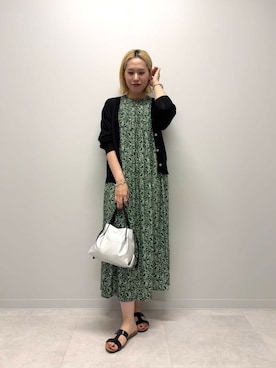 「アーバンリサーチ」｜「アイテム（ワンピース/ドレス）」を使った、和さん（レディース・161cm）の夏コーディネート