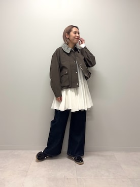 和さん（レディース・161cm）の冬コーディネート