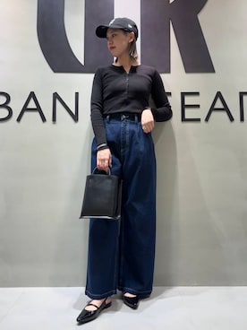 「20代後半」｜「アイテム（帽子）」を使った、和さん（レディース・161cm）の冬コーディネート