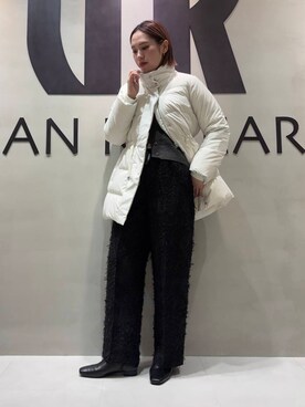 「URBAN RESEARCH ROSSO WOMEN（アーバンリサーチ　ロッソ）のアイテム（ダウンジャケット/コート）」を使った、和さん（レディース・161cm）の冬コーディネート