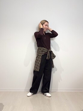 「adidas（アディダス）のadidas　TOKYO W（スニーカー）」を使った、和さん（レディース・161cm）の秋コーディネート