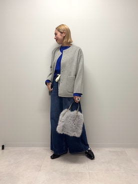 「アイテム（その他アウター）」を使った、和さん（レディース・161cm）の秋コーディネート