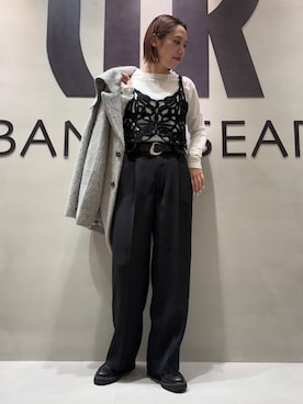 和さん（レディース・161cm）の冬コーディネート