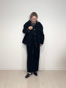 「KBF（ケイビーエフ）のアイテム（パンツ）」を使った、和さん（レディース・161cm）の冬コーディネート