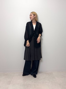 「アイテム（その他アウター）」を使った、和さん（レディース・161cm）の秋コーディネート