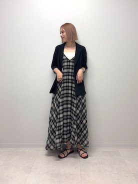 「RODE SKO（ロデスコ）のアイテム（シューズ）」を使った、和さん（レディース・161cm）の春コーディネート