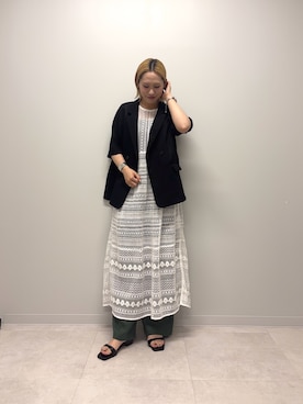 和さん(レディース・161cm)の夏コーディネート