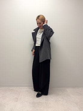 和さん（骨格ナチュラル・レディース・161cm）の秋コーディネート