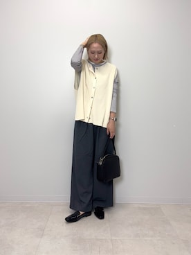 和さん（レディース・161cm）の秋コーディネート
