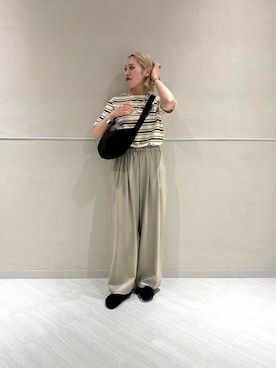 「骨格ナチュラル」｜和さん（レディース・161cm）の夏コーディネート