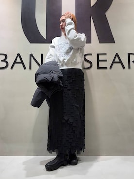 「URBAN RESEARCH（アーバンリサーチ）のアイテム（ダウンジャケット/コート）」を使った、和さん（レディース・161cm）の冬コーディネート