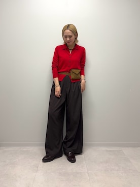 「KBF（ケイビーエフ）のアイテム（トップス）」を使った、和さん（レディース・161cm）の秋コーディネート