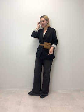 「KBF（ケイビーエフ）のアイテム（ジャケット/アウター）」を使った、和さん（レディース・161cm）の秋コーディネート