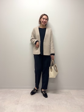 和さん（レディース・161cm）の冬コーディネート