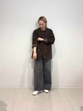 「アイテム（その他アウター）」を使った、和さん（レディース・161cm）の秋コーディネート
