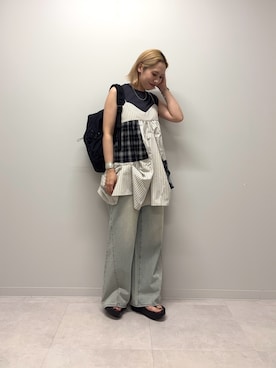 和さん（レディース・161cm）の夏コーディネート