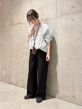 「URBAN RESEARCH Sonny Label（アーバンリサーチサニーレーベル）のアイテム（シューズ）」を使った、香織さん（レディース・154cm）の春コーディネート