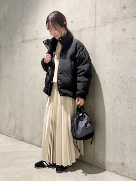 「アイテム（雑貨/ホビー）」を使った、香織さん（レディース・154cm）の冬コーディネート