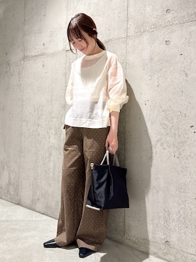 「URBAN RESEARCH（アーバンリサーチ）のアイテム」を使った、香織さん（骨格ストレート・レディース・154cm）の夏コーディネート
