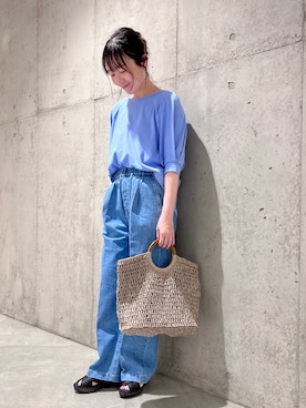 香織さん（レディース・154cm）の夏コーディネート