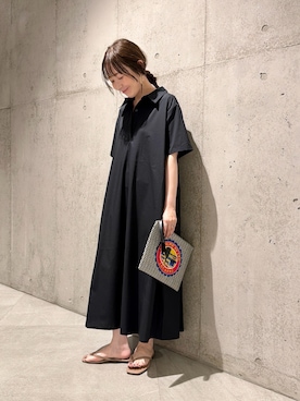 「URBAN RESEARCH Sonny Label（アーバンリサーチサニーレーベル）のアイテム（財布/小物）」を使った、香織さん（レディース・154cm）の夏コーディネート