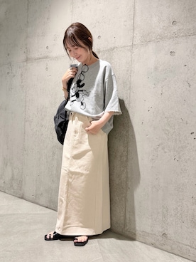 「URBAN RESEARCH Sonny Label（アーバンリサーチサニーレーベル）のアイテム（バッグ）」を使った、香織さん（レディース・154cm）の夏コーディネート