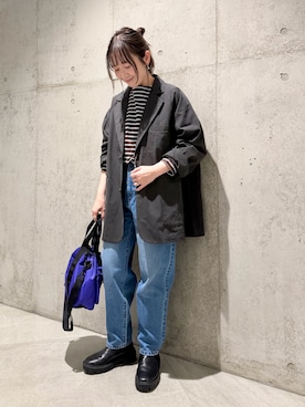 香織さん（レディース・154cm）の冬コーディネート