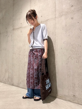 香織さん(レディース・154cm)の夏コーディネート