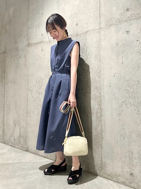 「Calzanor（カルザノール）のアイテム」を使った、香織さん（レディース・154cm）の夏コーディネート