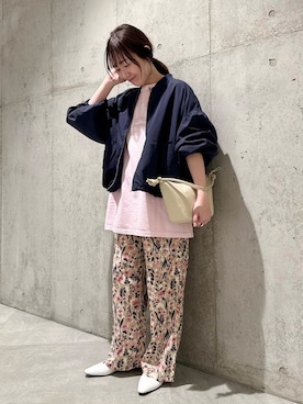 「URBAN RESEARCH Sonny Label（アーバンリサーチサニーレーベル）のアイテム（ジャケット/アウター）」を使った、香織さん（レディース・154cm）の春コーディネート