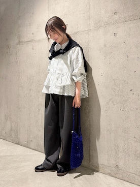 「URBAN RESEARCH Sonny Label（アーバンリサーチサニーレーベル）のアイテム（スニーカー）」を使った、香織さん（レディース・154cm）の夏コーディネート