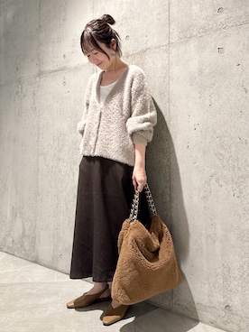 「URBAN RESEARCH DOORS（アーバンリサーチドアーズ）のアイテム」を使った、香織さん（レディース・154cm）の秋コーディネート