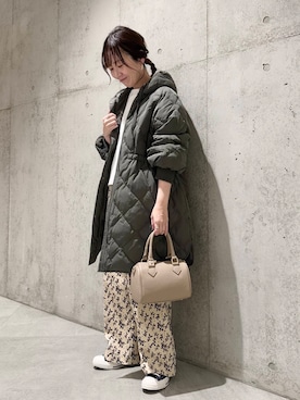 香織さん（レディース・154cm）の冬コーディネート