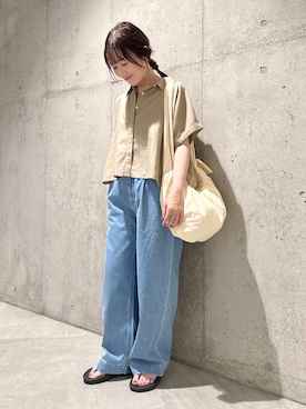 香織さん(レディース・154cm)の夏コーディネート